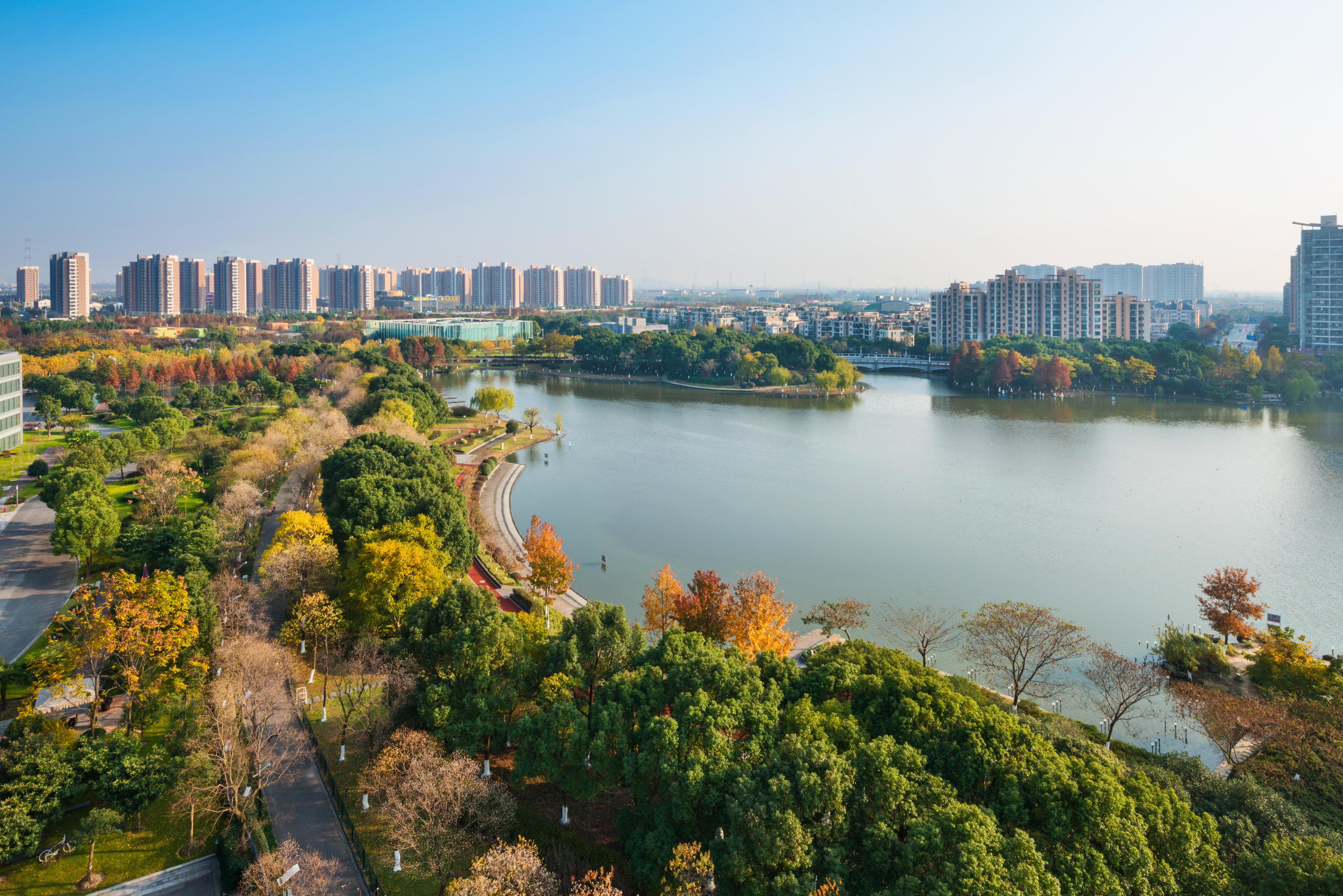 Crowne Plaza Shanghai Xiayang Lake By Ihg Qingpu Exteriör bild